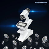 Metal Magnifying Diamond Waist Prism Portable Jewelry Mirror Viewer
