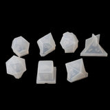 7 Shapes Dice Fillet Square Triangle Silicone Mold DIY Mold