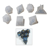7 Shapes Dice Fillet Square Triangle Silicone Mold DIY Mold