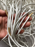 3MM Round Nappa Stitched Leather Cord 20M - Bulk Discounts