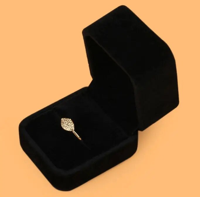 Velvet Jewelry Set Box for Rings, Earrings, Necklaces - Moonso D04