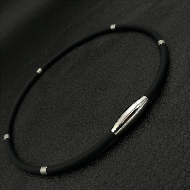 Stainless Steel Magnetic Silicon Necklace