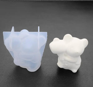Mouse Silicone Mold for DIY Crystal Glue Decoration