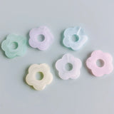 DIY Flower Earrings Resin Frosted Flower Jewelry Accessories