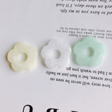 DIY Flower Earrings Resin Frosted Flower Jewelry Accessories