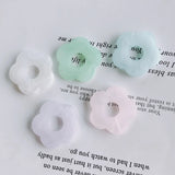 DIY Flower Earrings Resin Frosted Flower Jewelry Accessories