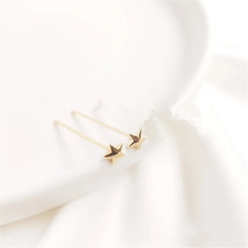 14K Filled T Word Needle Jewelry Materials