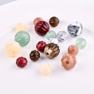 100pcs/lot Cartoon Lanterns Resin Bead Charms for DIY Jewelry