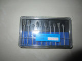 10pcs Carbide Rotary Files Engraving Bit Carbide Burrs Drill Die Grinder Carving