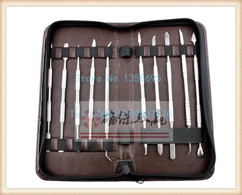 10pcs Mini Jewelry Carving Set Stainless Steel Engraving Kit