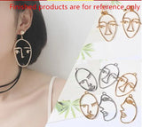 50pcs Exaggeration Cartoon Face Alloy Earring Pendants