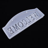 DIY Welcome Letter Silicone Mold Crystal Epoxy Mold Welcome Decoration