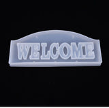 DIY Welcome Letter Silicone Mold Crystal Epoxy Mold Welcome Decoration