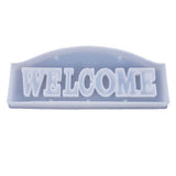 DIY Welcome Letter Silicone Mold Crystal Epoxy Mold Welcome Decoration