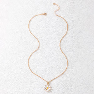 Bohemian Daisy Pendant Necklace Charm Flowers Choker Jewelry