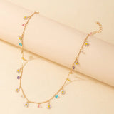 Geometric Alloy Choker Necklace for Women