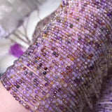 AMETHYST Loose Beads Round Faceted 2.6mm for Jewelry 14in