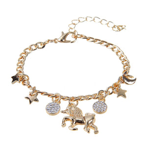 Unicorn Moon Bracelet, Girl's Wild Hand B233