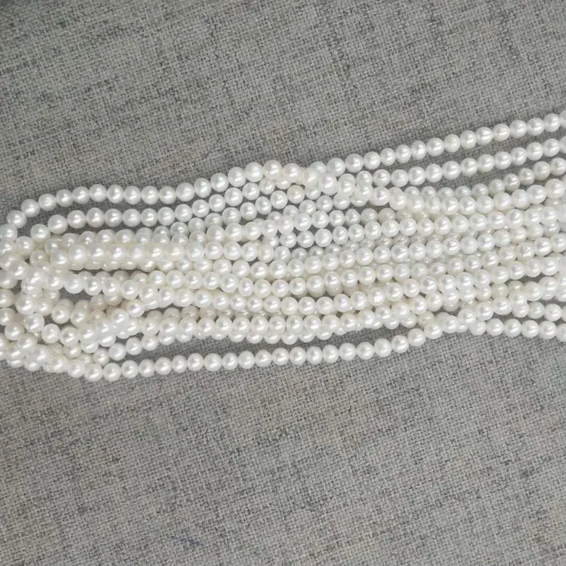 5-5.5mm Natural Freshwater Pearl Beads AA+ Grade