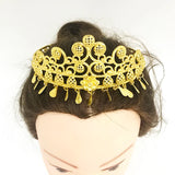 Dubai Hollow Flowers Women Crown Wedding Headpieces