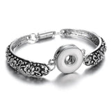 Flower Zircon Bracelet Jewelry for Women - Hot Transfer Button Bracelet