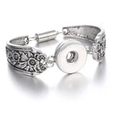 Flower Zircon Bracelet Jewelry for Women - Hot Transfer Button Bracelet