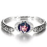 Flower Zircon Bracelet Jewelry for Women - Hot Transfer Button Bracelet