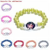 Dye Sublimation Button Bracelets for Women