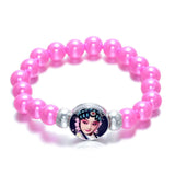 Dye Sublimation Button Bracelets for Women
