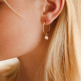 eManco 5PCS Freshwater Pearl Earrings DIY with Stainless Steel Pearl