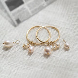 eManco 5PCS Freshwater Pearl Earrings DIY with Stainless Steel Pearl