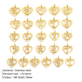 eManco Alphabet Pendant Set A-Z Letter Combo Necklace