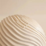 eManco Pearl Small Pearl Necklace Clavicle Chain Gift
