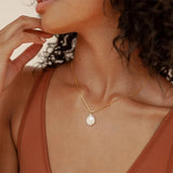 eManco Freshwater Pearl Pendant Necklace Women's Holiday Gift