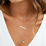 eManco Not Fade Stainless Steel Necklace Women Chain Choker Necklace
