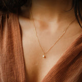eManco Stainless Steel Chain Freshwater Pearl Necklace 5PCS