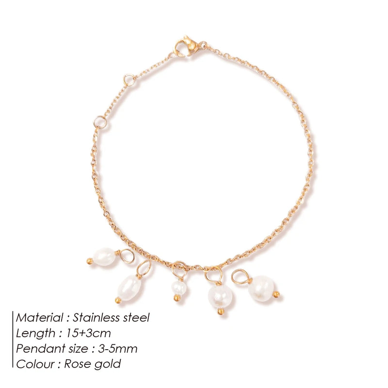 eManco Stainless Steel DIY Pearl Bracelet Holiday Gift