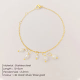 eManco Stainless Steel DIY Pearl Bracelet Holiday Gift