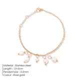 eManco Stainless Steel DIY Pearl Bracelet Holiday Gift