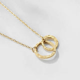 eManco Stainless Steel Necklace Women Pendant Chokers