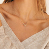 eManco Stainless Steel Necklace Women Pendant Chokers