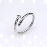 Nail Stainless Steel Ring, Unique Design