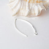 925 Sterling Silver Earring Wire Hooks - Jewelry DIY Findings