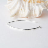 925 Sterling Silver Earring Wire Hooks - Jewelry DIY Findings