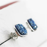 925 Sterling Silver Crystal Wedding Statement Earrings