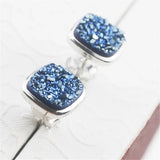 925 Sterling Silver Crystal Wedding Statement Earrings