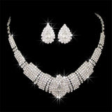 Bridal Crystal Rhinestone Wedding Jewelry Set