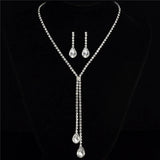 Bridal Crystal Rhinestone Wedding Jewelry Set