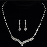 Bridal Crystal Rhinestone Wedding Jewelry Set