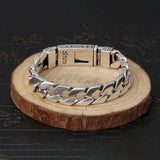 925 Silver Cuban Link Bracelets for Men 18/20/22CM Chain
